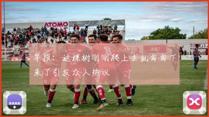 早报：这棵树刚刚爬上去就匆匆下来了引发众人热议